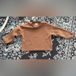 American Eagle Outfitters Tan Fleece Sweater